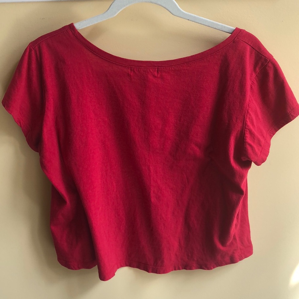 Red Crop Top - Picture 3 of 3